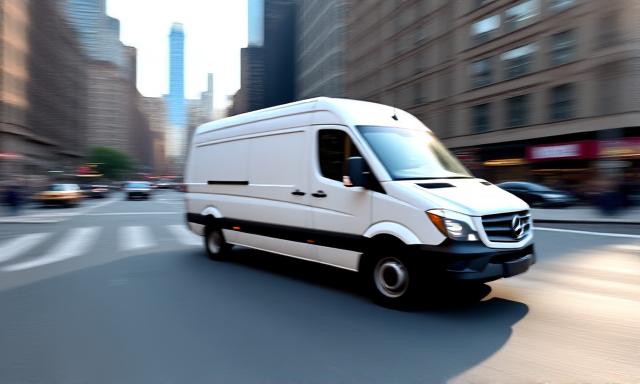 Medium delivery van